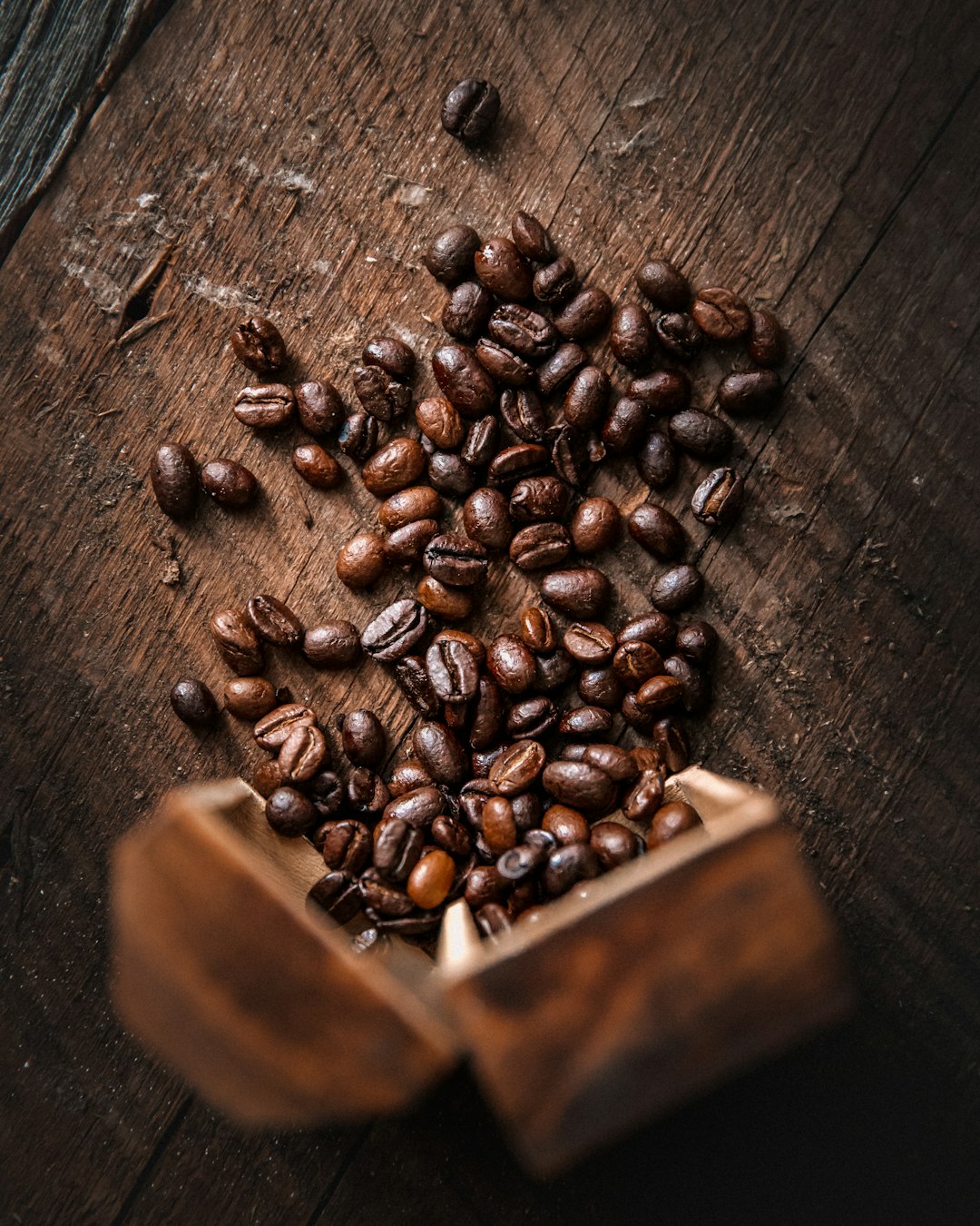 Coffee Beans Flat Lay